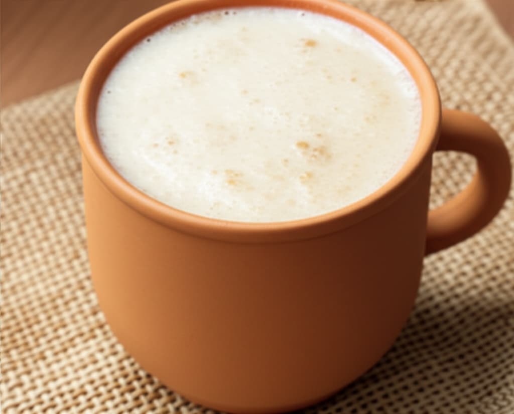 A cup of Kunu (Millet Drink)