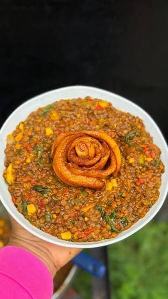 Beans and Plantain Porridge